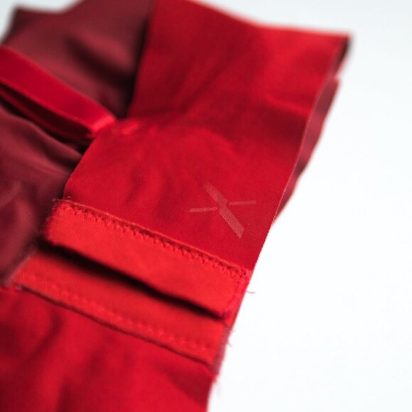 KNIX Padded Evolution Bra Wide Strap True Red Crimson - Size 1 - Picture 4 of 7